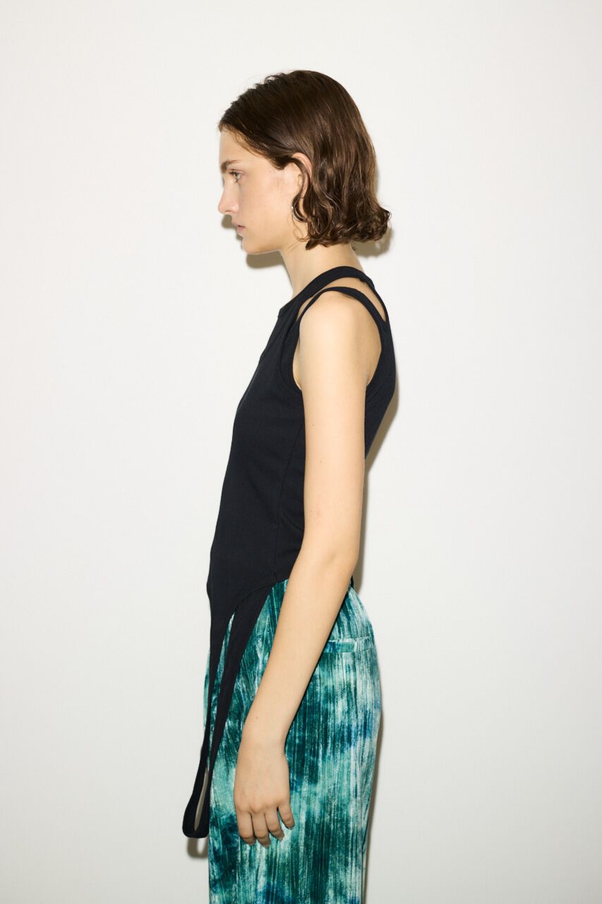 SLY「LAYERED HOLE TANK トップス」|タンクトップ|