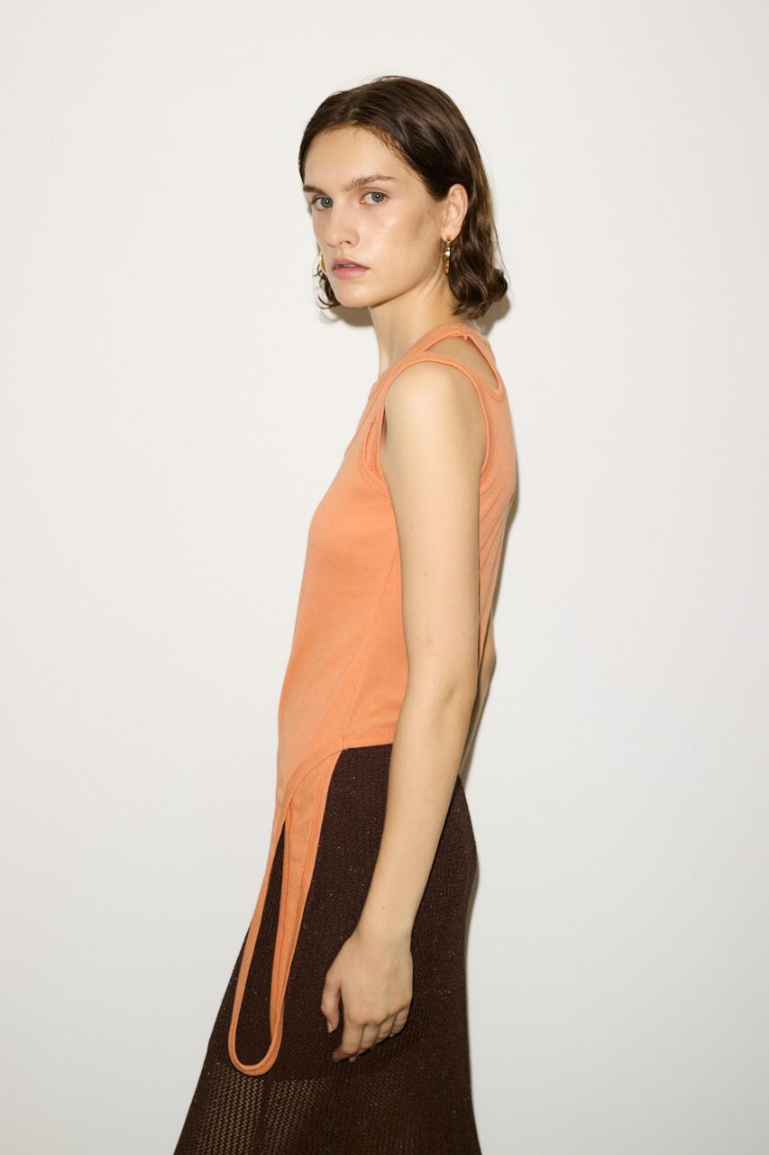 SLY「LAYERED HOLE TANK トップス」|タンクトップ|