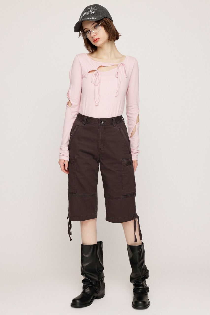 SLY「L／W WASHED MIDDLE ショートパンツ」|その他|