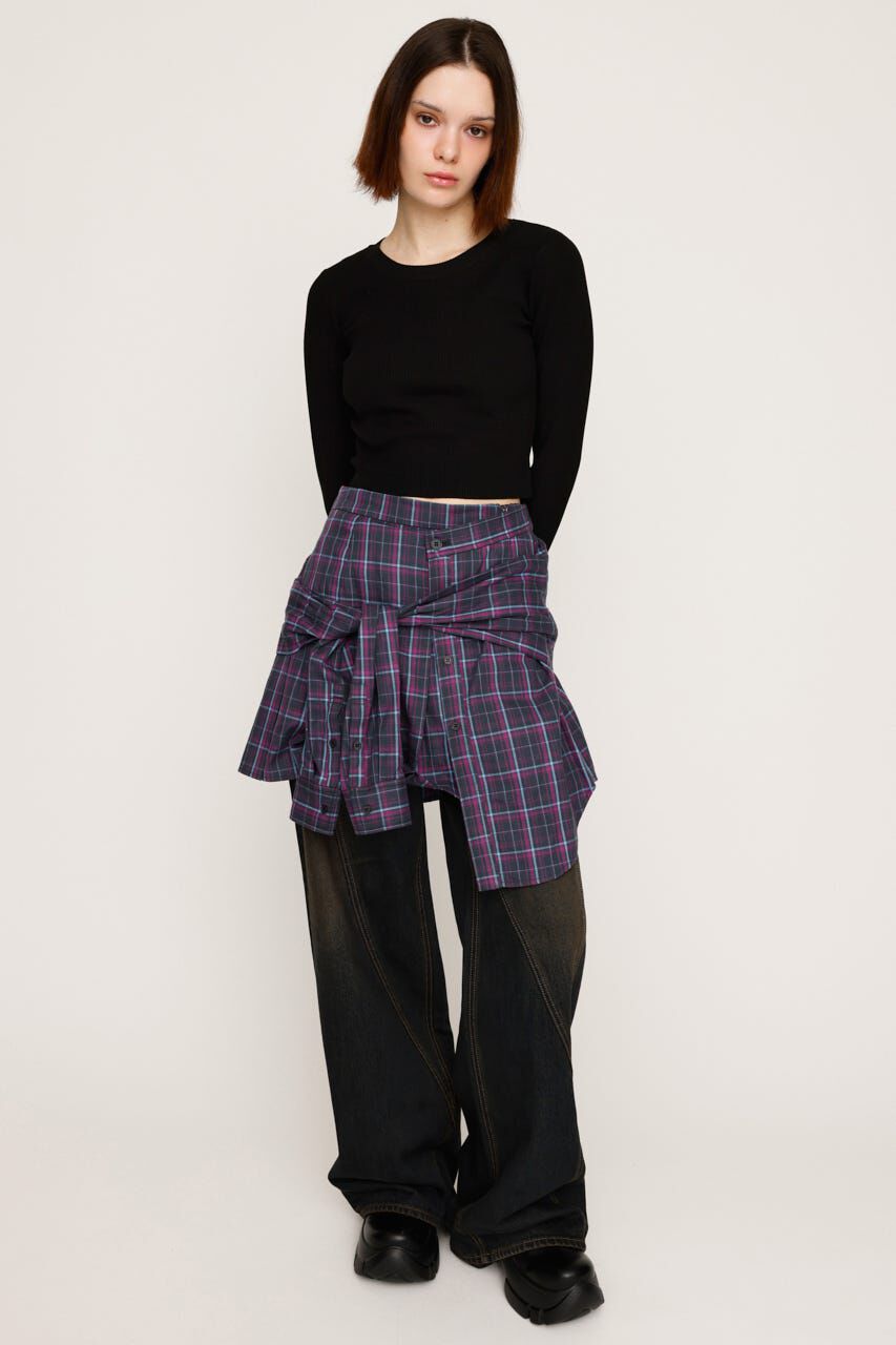 SLY「BASIC HG RIB トップス」|ニット・セーター|
