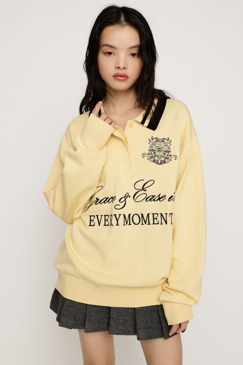 SLY「OVER SIZE JQ トップス」|ニット・セーター|