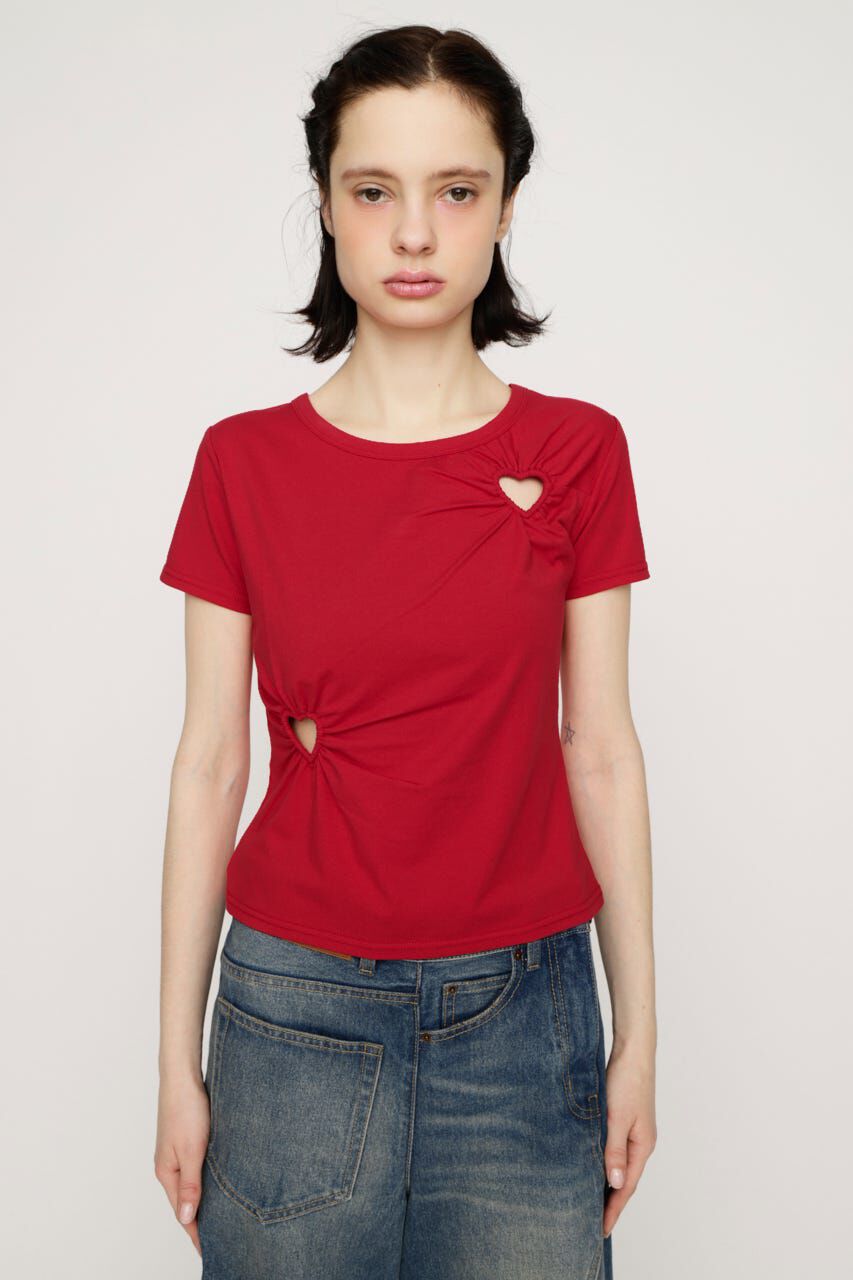 SLY「HEART HOLE 2P トップス」|Tシャツ・カットソー|