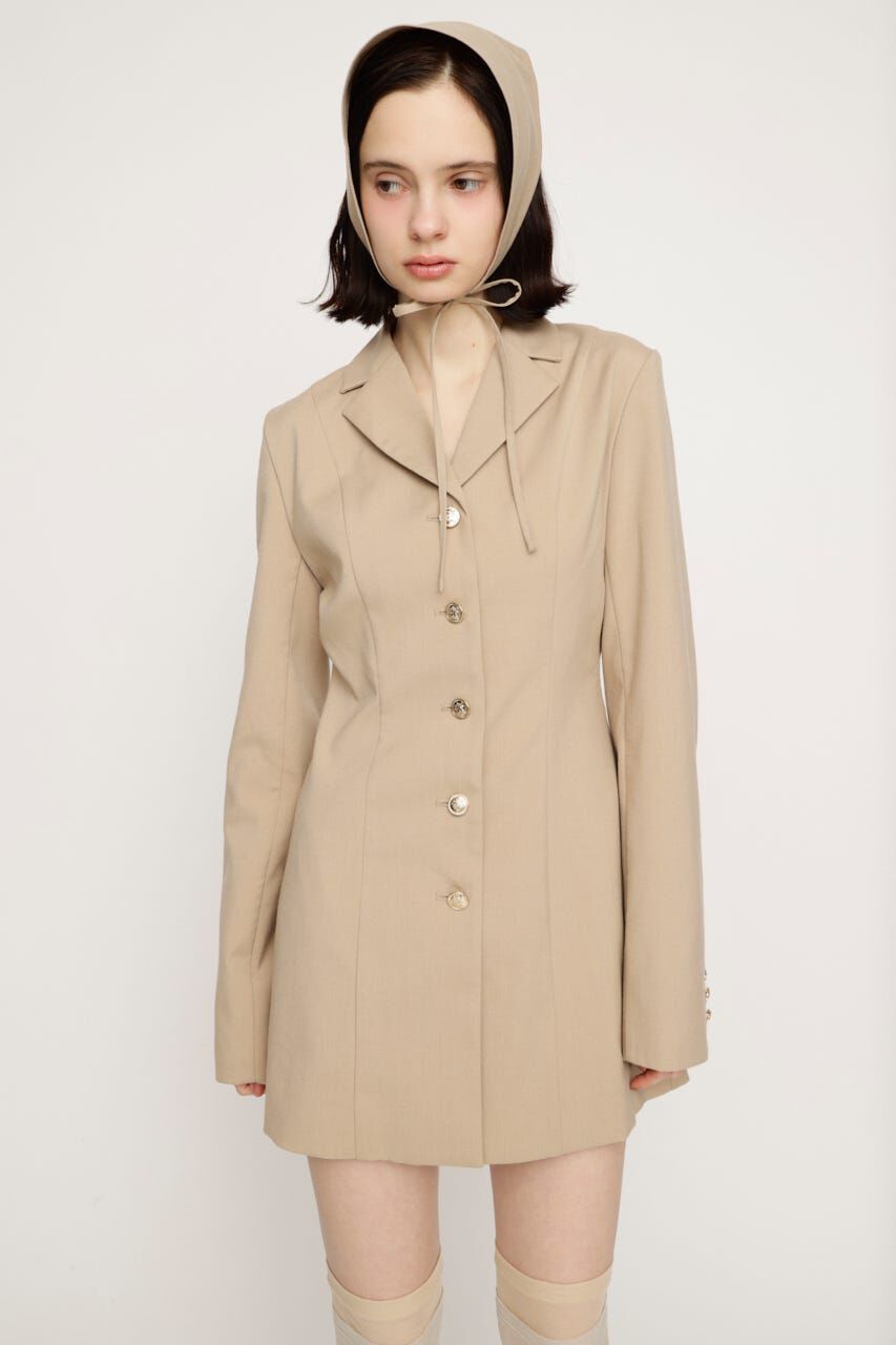 SLY「TAILORED ショートワンピース」|ワンピース|L/BEG1
