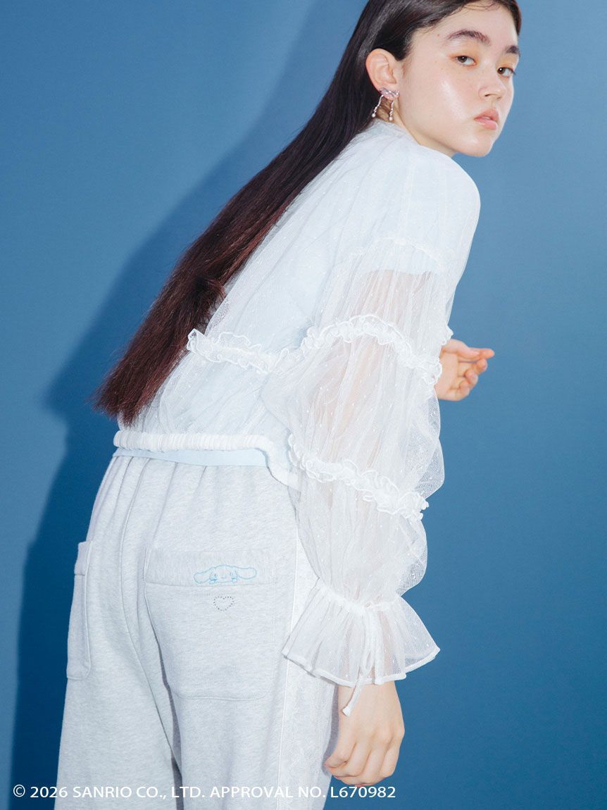 FURFUR「【シナモロール】ラインストーンTシャツ」|Tシャツ・カットソー|