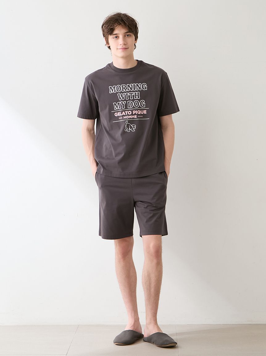 GELATO PIQUE HOMME「【HOMME】モーニングドッグプリントハーフパンツ」|その他|