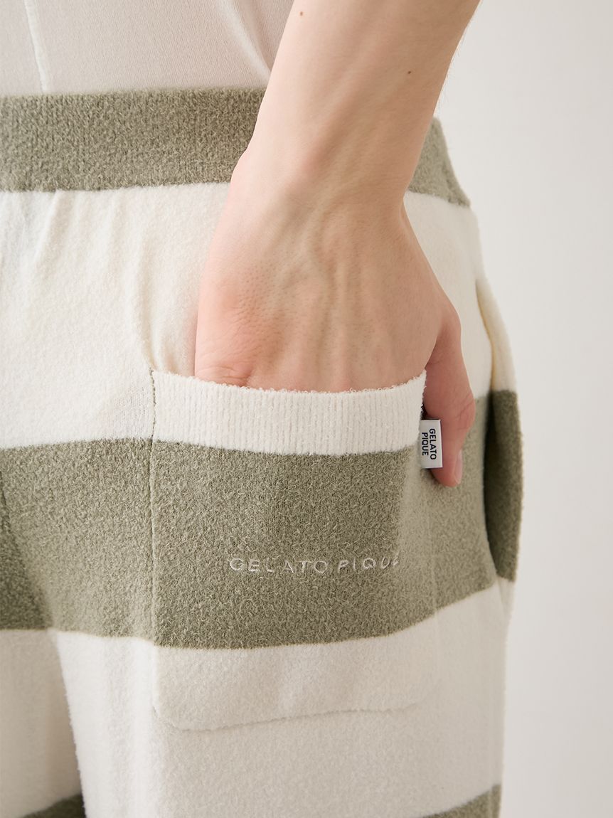 GELATO PIQUE HOMME「【HOMME】【UVカット】スムーズィーliteクール2ボーダーハーフパンツ」|その他|