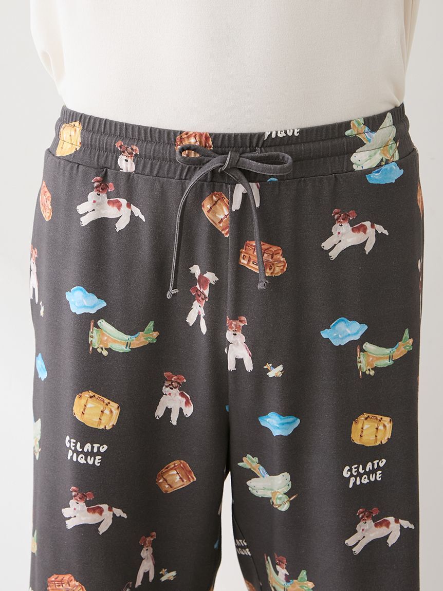 GELATO PIQUE HOMME「【ヒラノトシユキ】【HOMME】PLANEDOG柄プリントハーフパンツ」|その他|