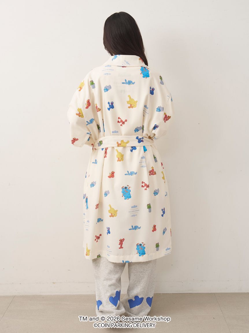 GELATO PIQUE HOMME「【SESAMESTREET&times;CPDHOOME meets GELATOPIQUE】総柄ガウン」|カーディガン|