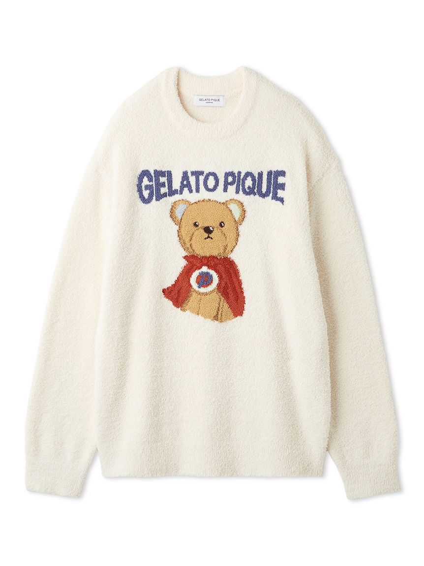 GELATO PIQUE HOMME「【HOMME】ベビモコヒーローベアジャガードプルオーバー」|プルオーバー|