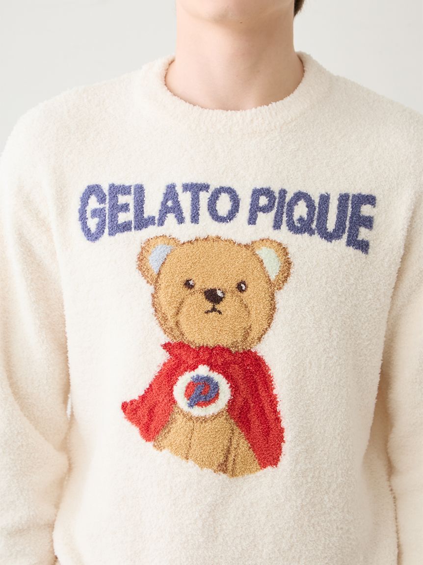 GELATO PIQUE HOMME「【HOMME】ベビモコヒーローベアジャガードプルオーバー」|プルオーバー|