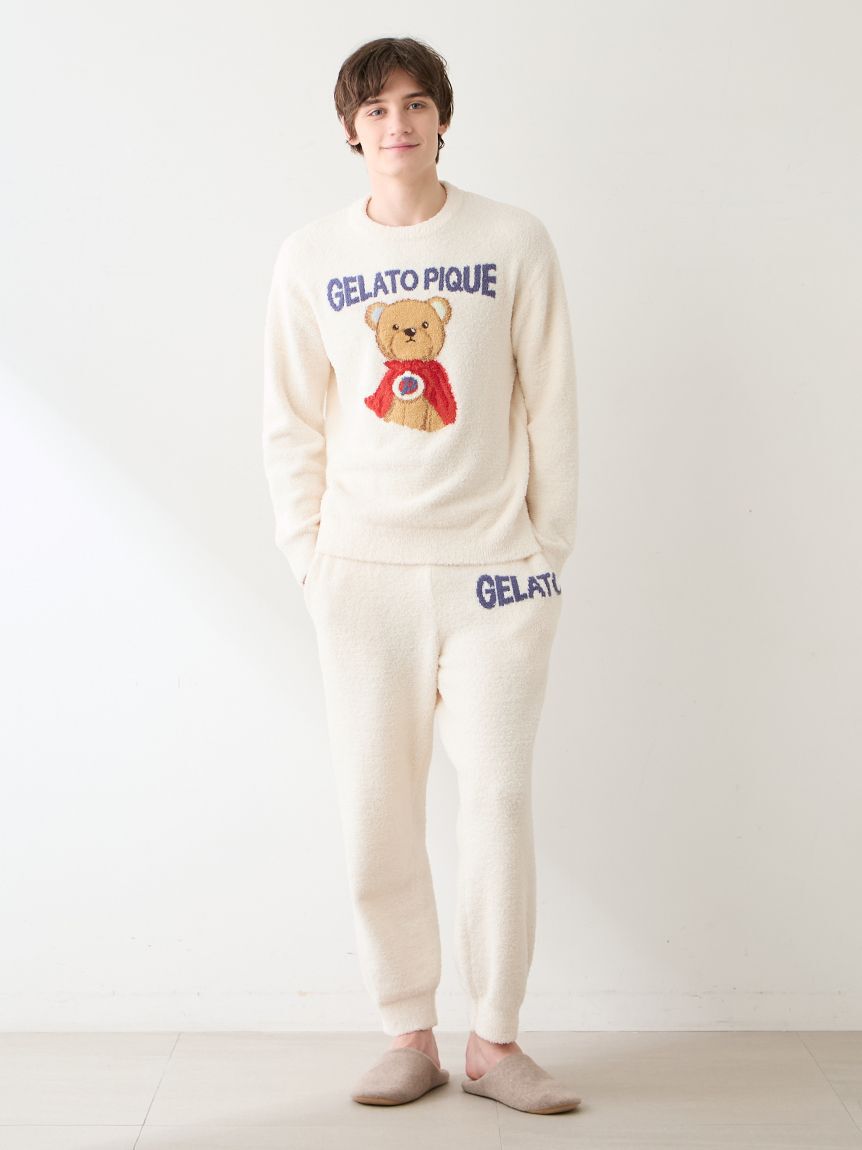 GELATO PIQUE HOMME「【HOMME】ベビモコヒーローベアジャガードプルオーバー」|プルオーバー|