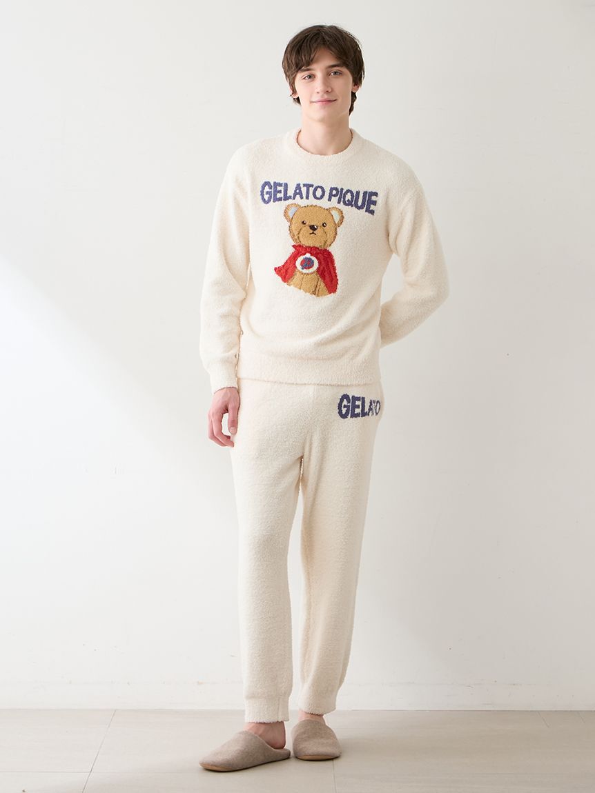 GELATO PIQUE HOMME「【HOMME】ベビモコヒーローベアジャガードプルオーバー」|プルオーバー|