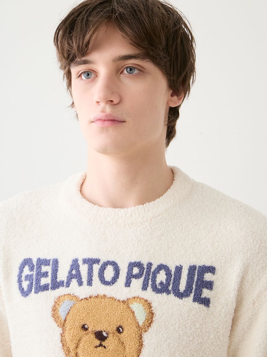 GELATO PIQUE HOMME「【HOMME】ベビモコヒーローベアジャガードプルオーバー」|プルオーバー|