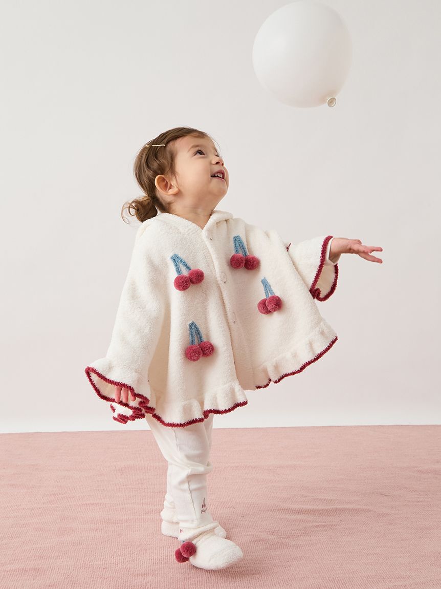 GELATO PIQUE KIDS & BABY「【BABY】エアリーモコチェリーポンチョ」|その他ベビーウェア|