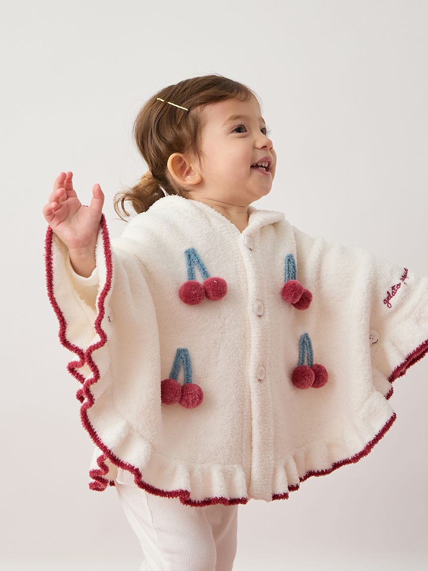 GELATO PIQUE KIDS & BABY「【BABY】エアリーモコチェリーポンチョ」|その他ベビーウェア|