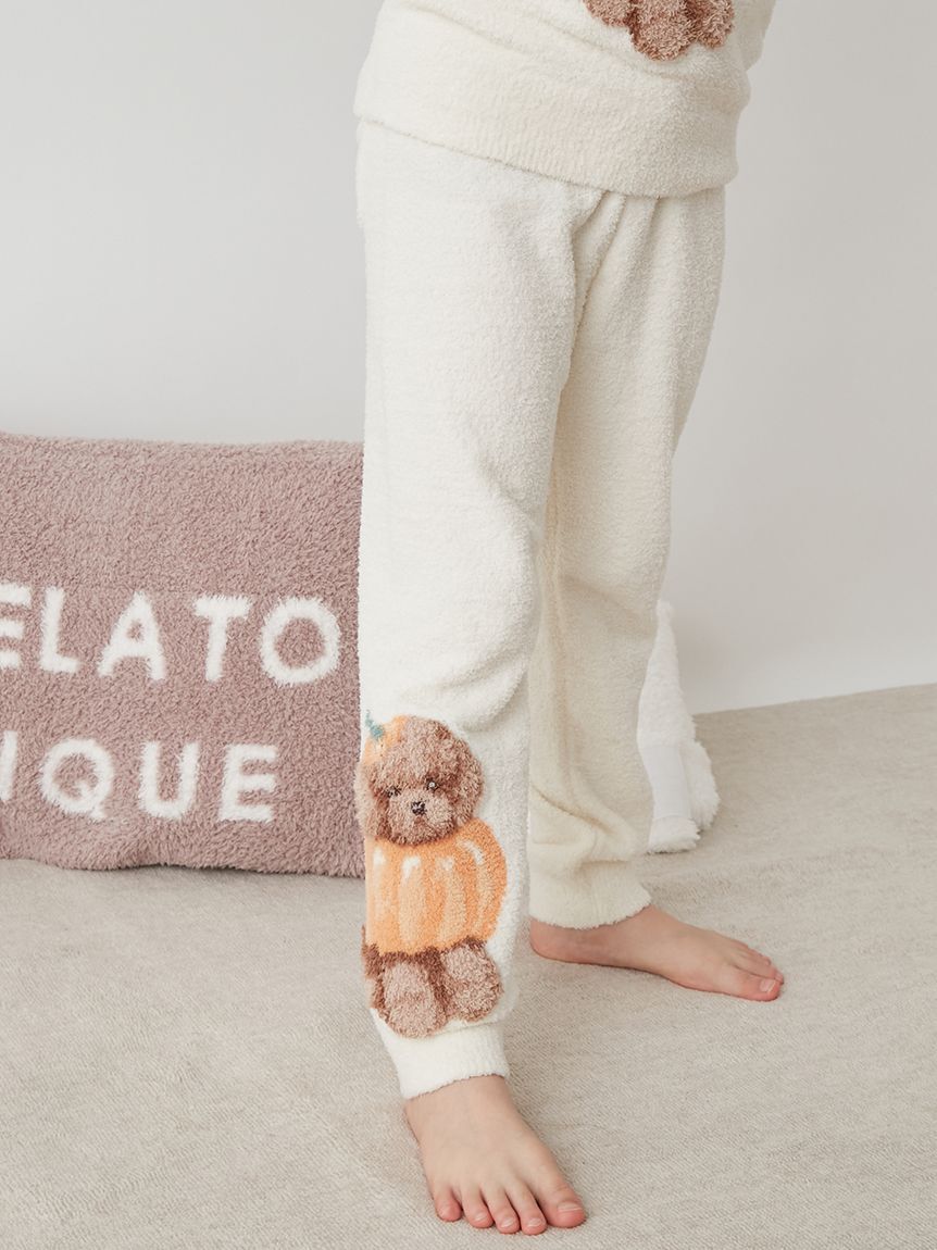 GELATO PIQUE KIDS & BABY「【HALLOWEEN】【JUNIOR】ナイトパレードDOGSジャガードプルオーバー&ロングパンツセット」|ルームウェア|