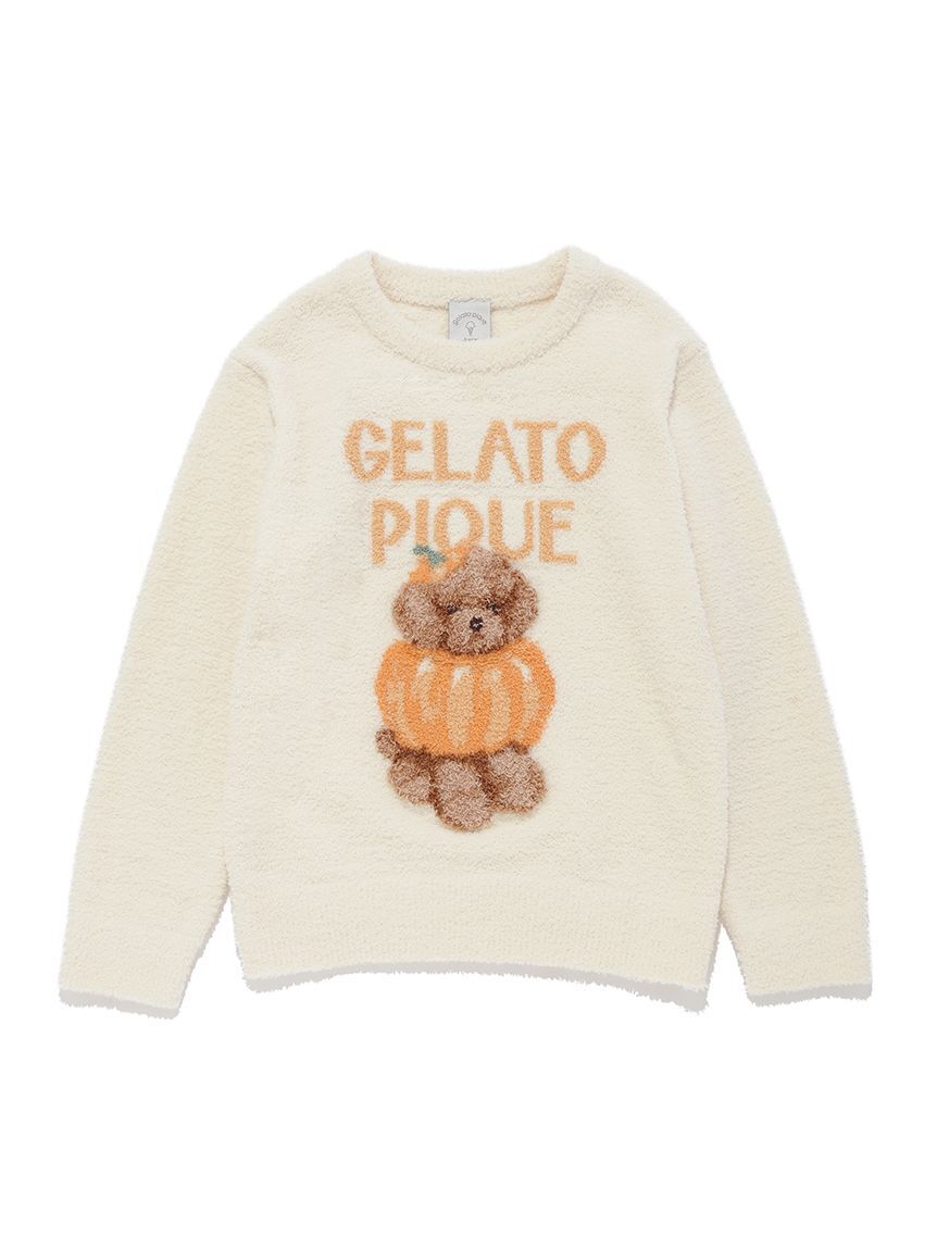 GELATO PIQUE KIDS & BABY「【HALLOWEEN】【JUNIOR】ナイトパレードDOGSジャガードプルオーバー&ロングパンツセット」|ルームウェア|