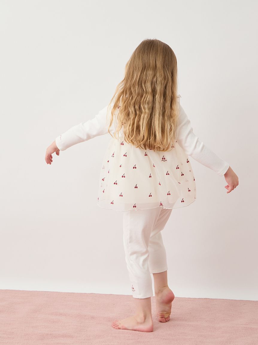GELATO PIQUE KIDS & BABY「【KIDS】チェリー柄チュールプルオーバー」|プルオーバー|