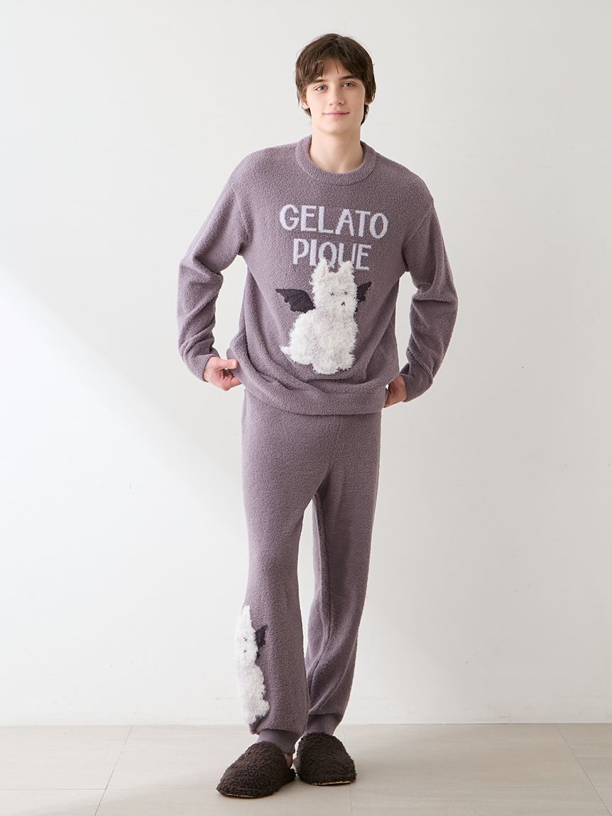 GELATO PIQUE HOMME「【HALLOWEEN】【HOMME】ナイトパレードDOGSジャガードプルオーバー」|プルオーバー|