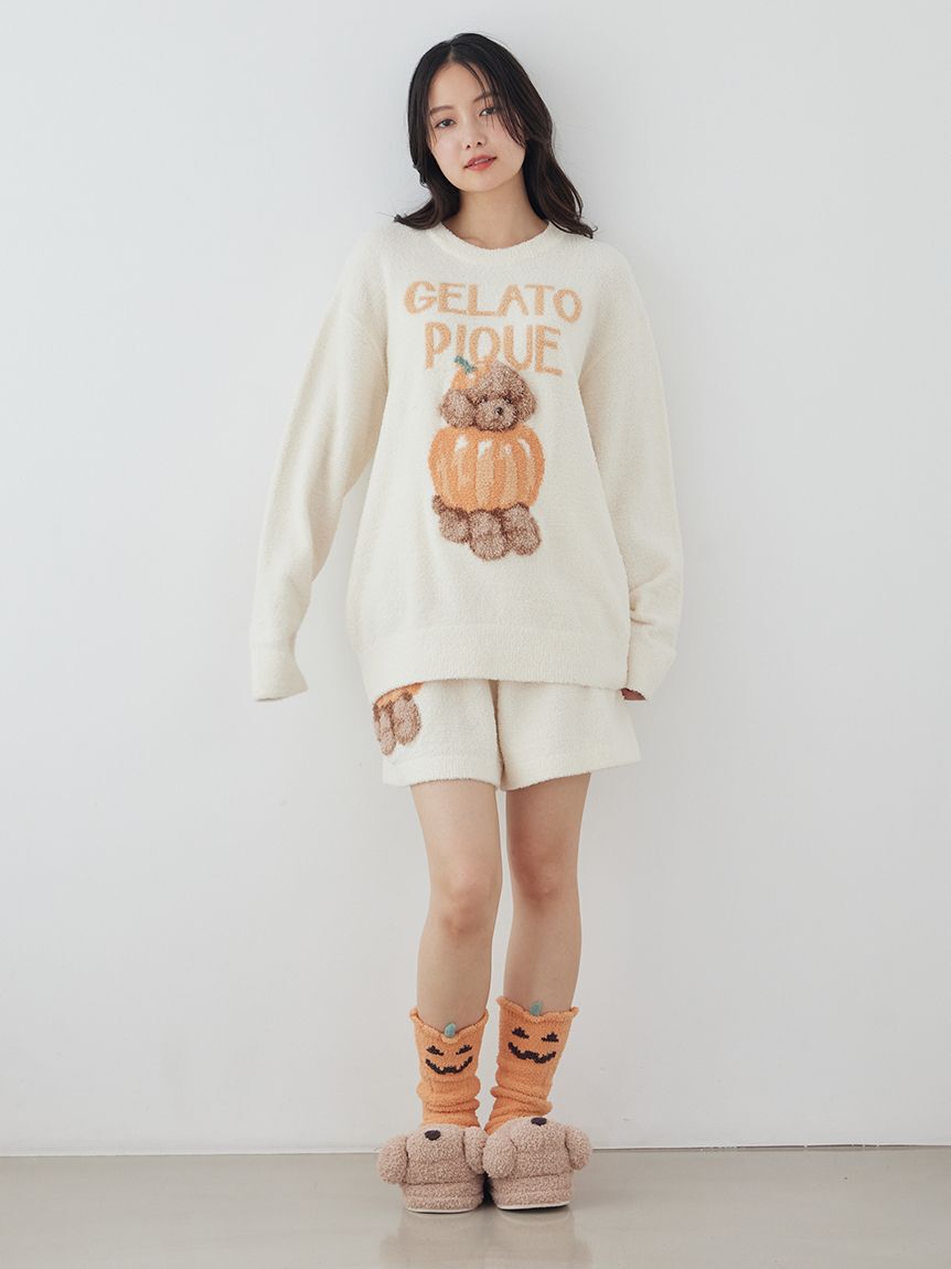 gelato pique「【HALLOWEEN】ナイトパレードDOGSジャガードショートパンツ」|ルームウェア|CRM