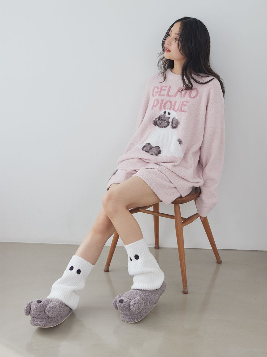 gelato pique「【HALLOWEEN】【ONLINE限定】ナイトパレードDOGSジャガードプルオーバー&ショートパンツセット」|ルームウェア|