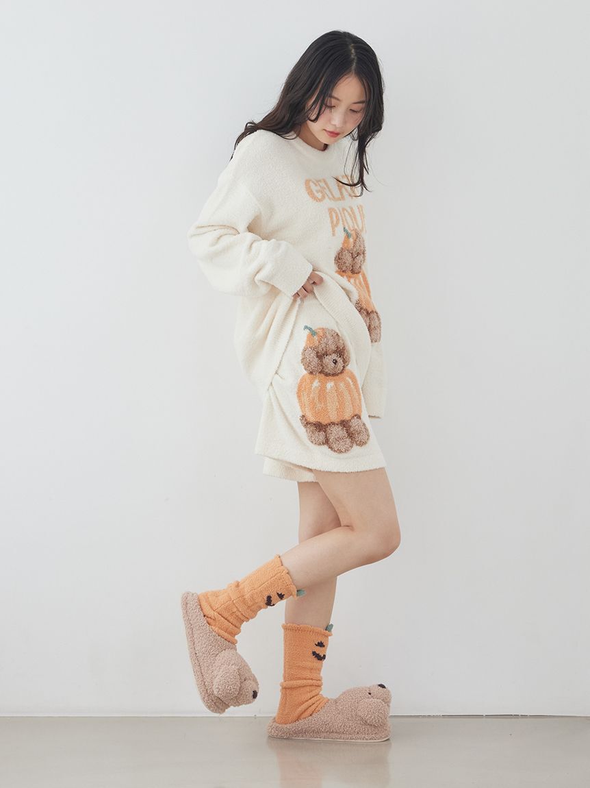 gelato pique「【HALLOWEEN】【ONLINE限定】ナイトパレードDOGSジャガードプルオーバー&ショートパンツセット」|ルームウェア|