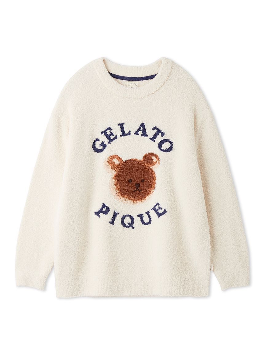 gelato pique「【ラッピング済み】ベビモコアニマルブレッドジャガードプルオーバー&総柄ロングパンツSET」|ルームウェア|