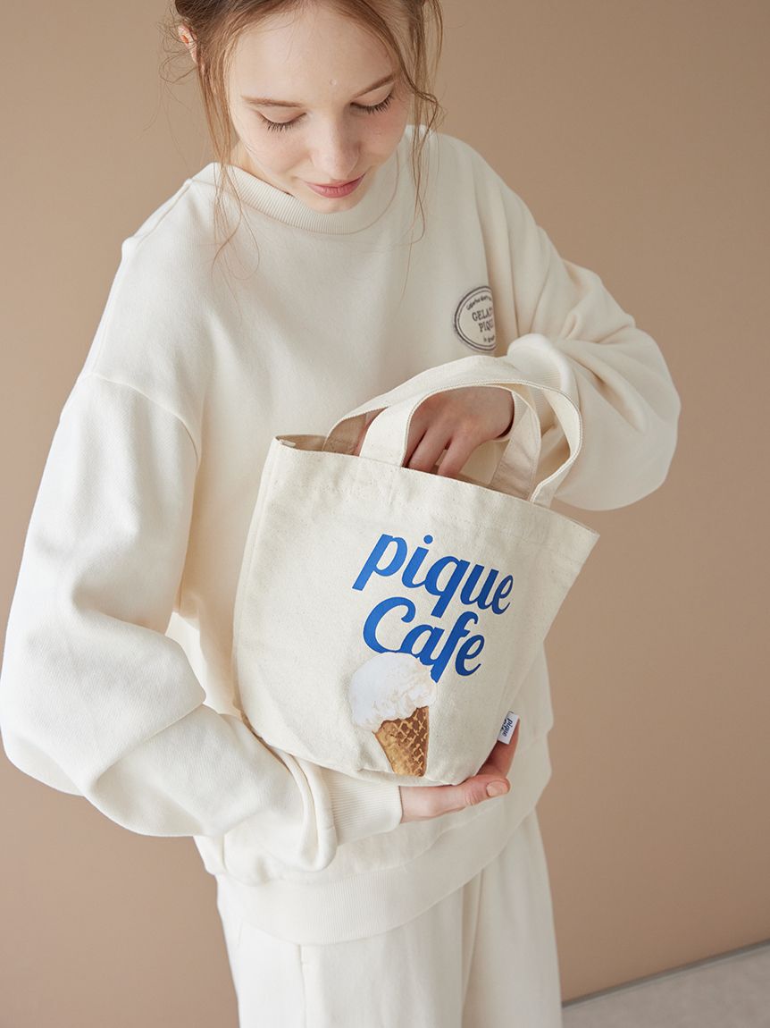 gelato pique cafe「【cafe】アイスワンポイントミニトートバッグ」|トートバッグ|