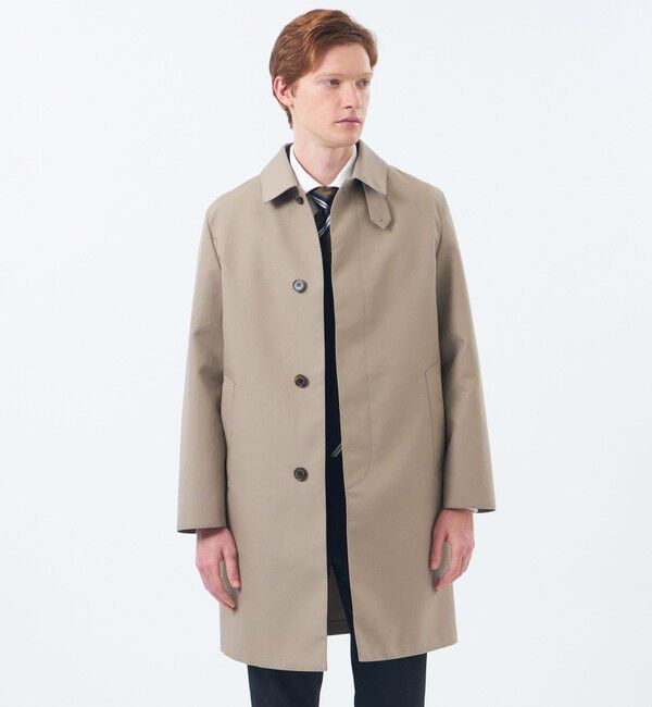 MACKINTOSH PHILOSOPHY「ポリエステル&times;コットン ボンディング WELLINGTON「ウェリントン」」|ステンカラーコート|ベージュ3