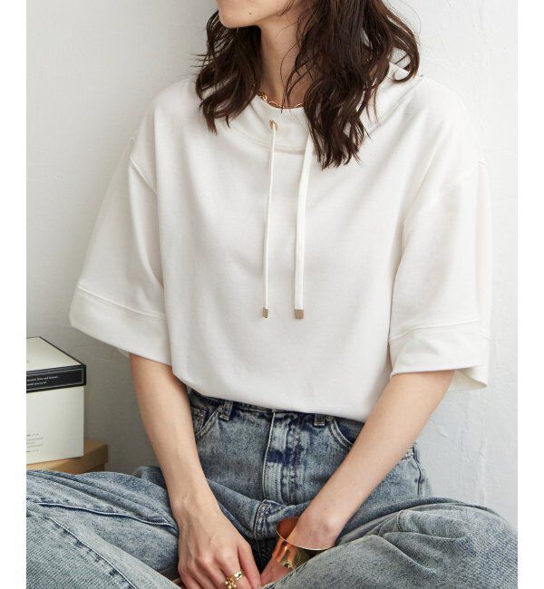 ikka「【雑誌 InRed 6月号掲載】コットンUSA鹿の子スピンドルプルオーバー」|Tシャツ・カットソー|