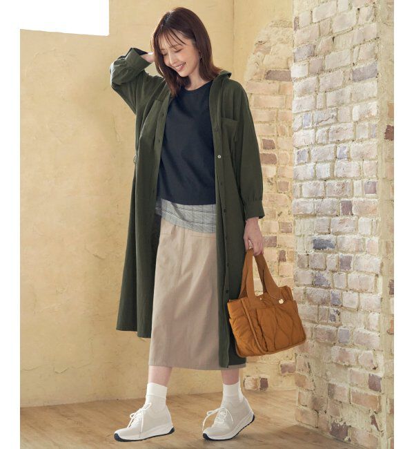 ikka「スキッパーシャツワンピース」|その他|