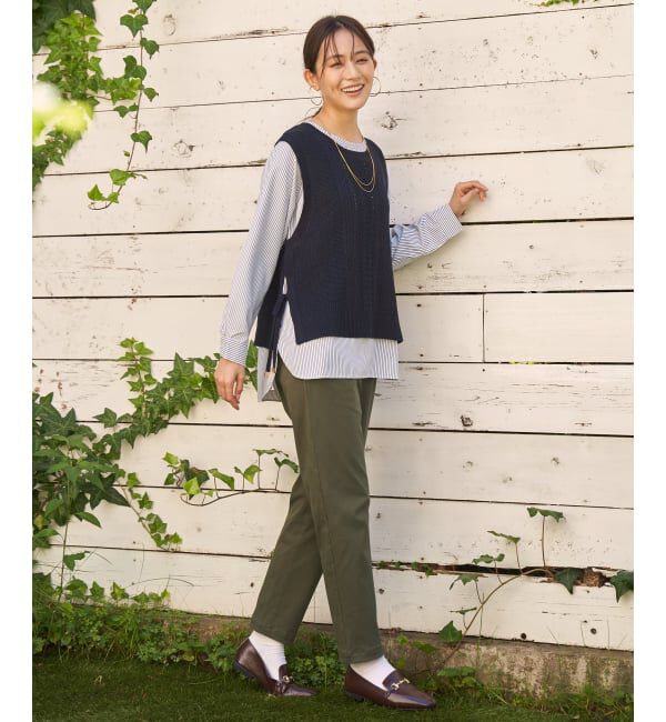 ikka「【雑誌InRed4月号掲載】GOKU楽パンツ テーパード【親子コーデ】」|その他|