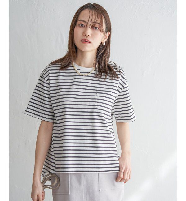 ikka「コットンUSA半袖ポケットTシャツ」|Tシャツ・カットソー|ホワイト