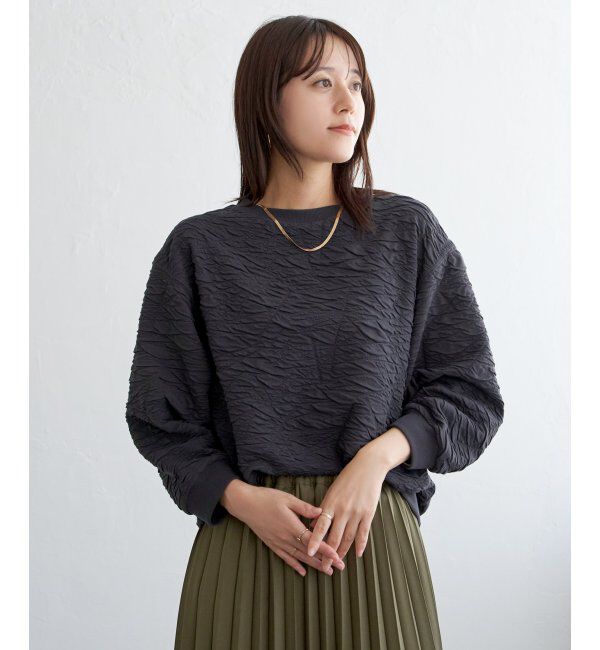 ikka「フクレジャカードプルオーバー」|その他|