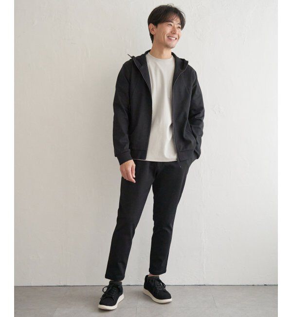 ikka「ドライポンチテーパードパンツ」|その他|