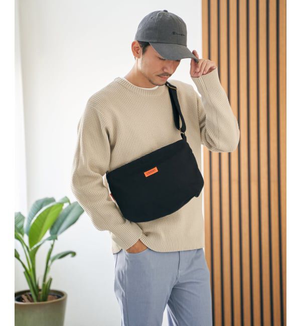 ikka「UNIVERSAL OVERALL ユニバーサルオーバーオール キャンバスダブルフェイスショルダーバッグ」|その他|