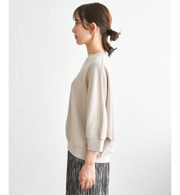 ikka「【雑誌InRed5月号掲載】タックフライスドルマンプルオーバー」|Tシャツ・カットソー|