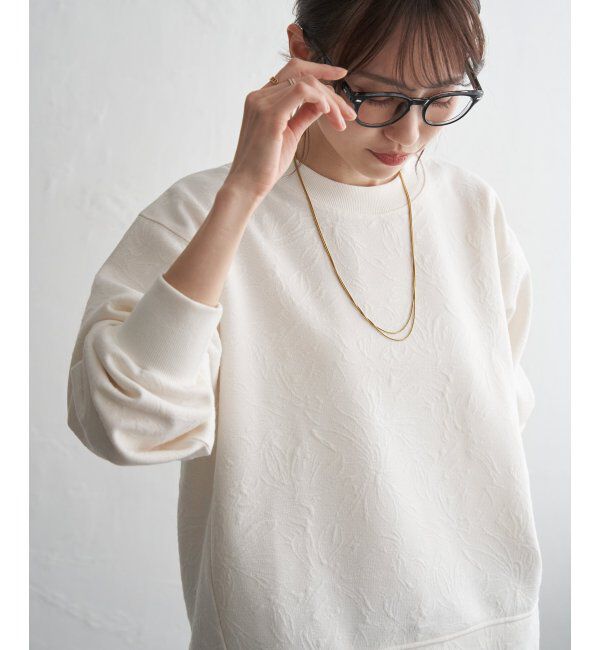 ikka「アートジャガード切り替えプルオーバー」|その他|