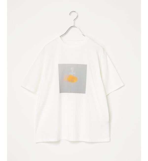 VENCE share style「【接触冷感／UVカット】天竺フラワープリントTシャツ」|Tシャツ・カットソー|