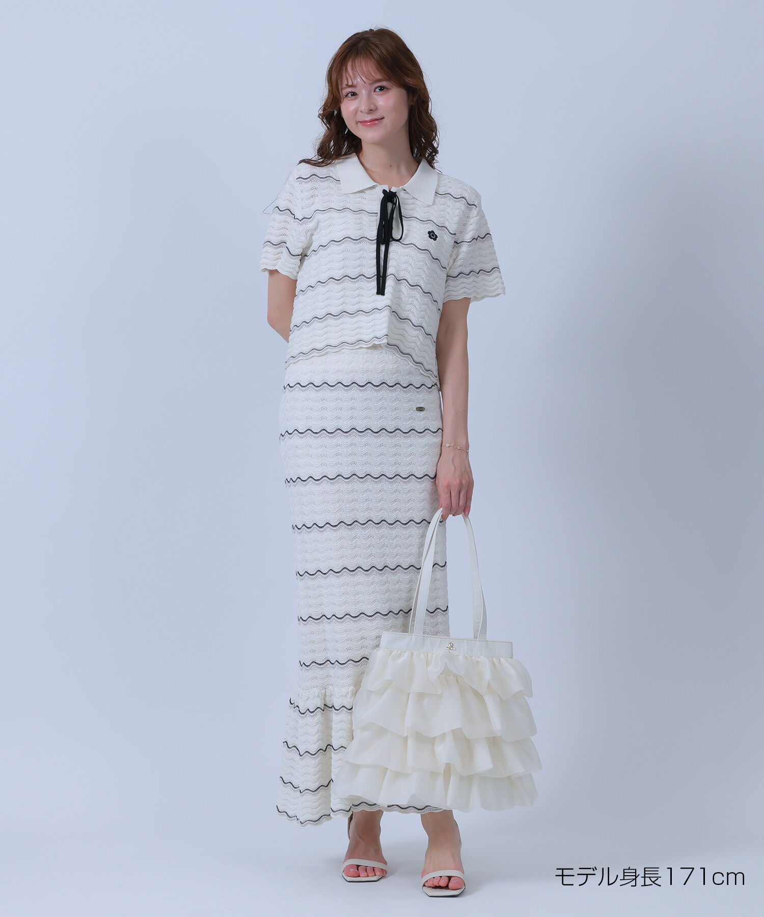 MARY QUANT「ウェーブニット スカート」|スカート|