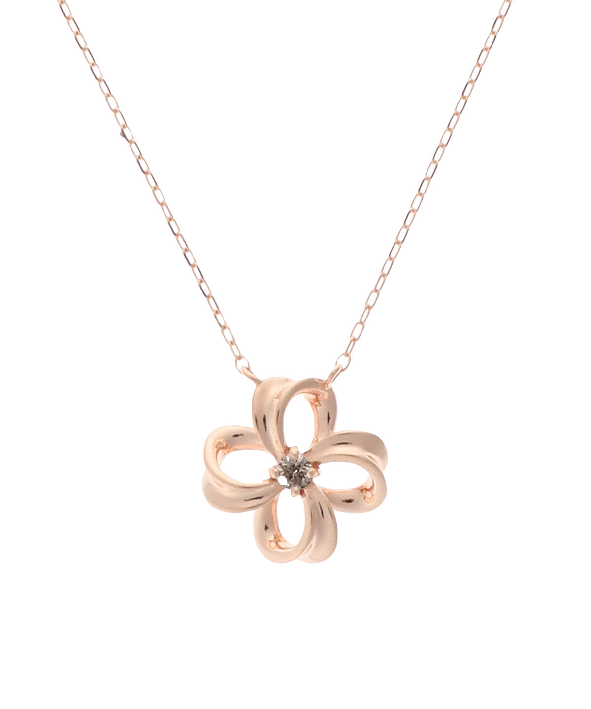 Samantha Tiara「K10 PG Flora ネックレス 大」|ネックレス|K10 PG