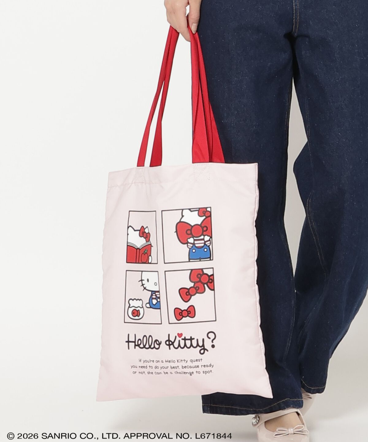 WILLSELECTION「WILLSELECTION&times;HELLO KITTY トートバッグ」|トートバッグ|ピンク