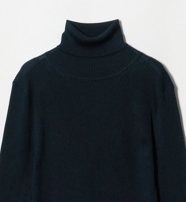 UNITED ARROWS「シルクリブ タートルネック ニット」|ニット・セーター|