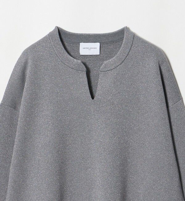 UNITED ARROWS「ラメ ジャガード スキッパー ニット ‐ウォッシャブル‐」|ニット・セーター|