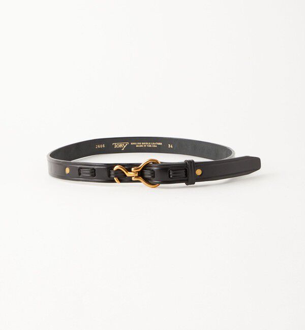 UNITED ARROWS green label relaxing「＜TORY LEATHER＞PICK ベルト」|ベルト|BLACK