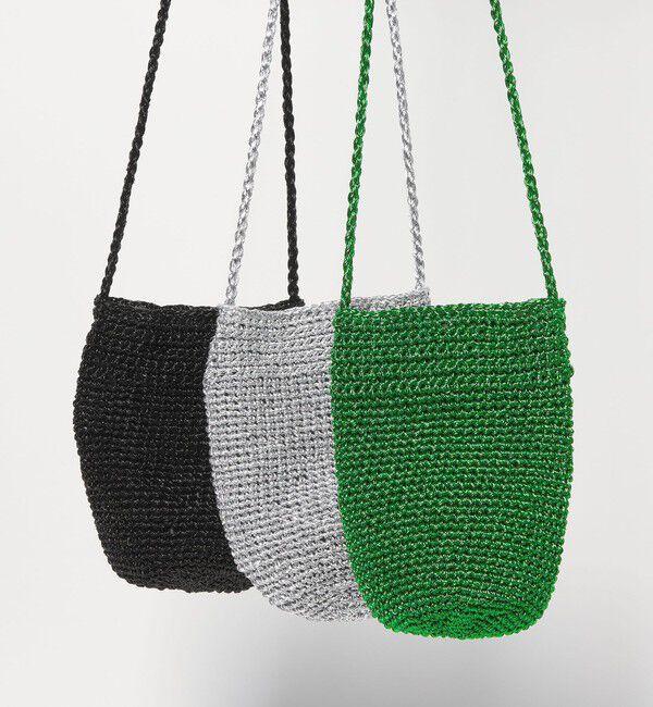 UNITED ARROWS green label relaxing「メタリックヤーン ポシェット / ショルダーバッグ」|ショルダー・メッセンジャー|