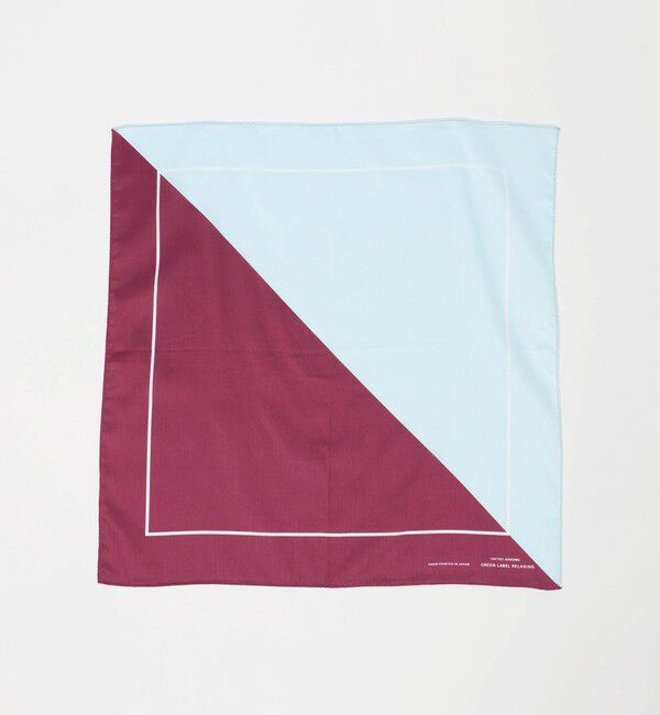UNITED ARROWS green label relaxing「GLR サテン スイッチ ハンカチ」|ハンカチ|