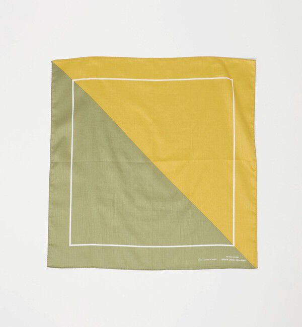 UNITED ARROWS green label relaxing「GLR サテン スイッチ ハンカチ」|ハンカチ|