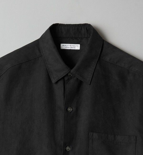 BEAUTY&YOUTH UNITED ARROWS「【WEB限定 WARDROBE SMART】スエードライク シャツ」|シャツ・ブラウス|