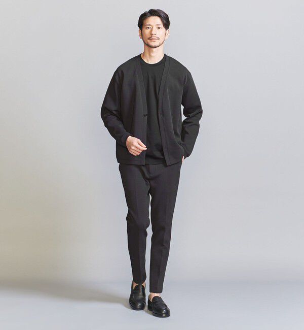 BEAUTY&YOUTH UNITED ARROWS「【WEB限定 WARDROBE SMART】ダブルニット ノープリーツ スラックス パンツ/セットアップ対応	【抗菌・防臭」|スラックス|